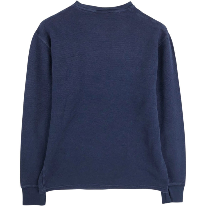 Ralph Lauren Sleepwear Thermal T-Shirt, Waffle, Men's Size M cotton navy blue type Vintage Second Hand