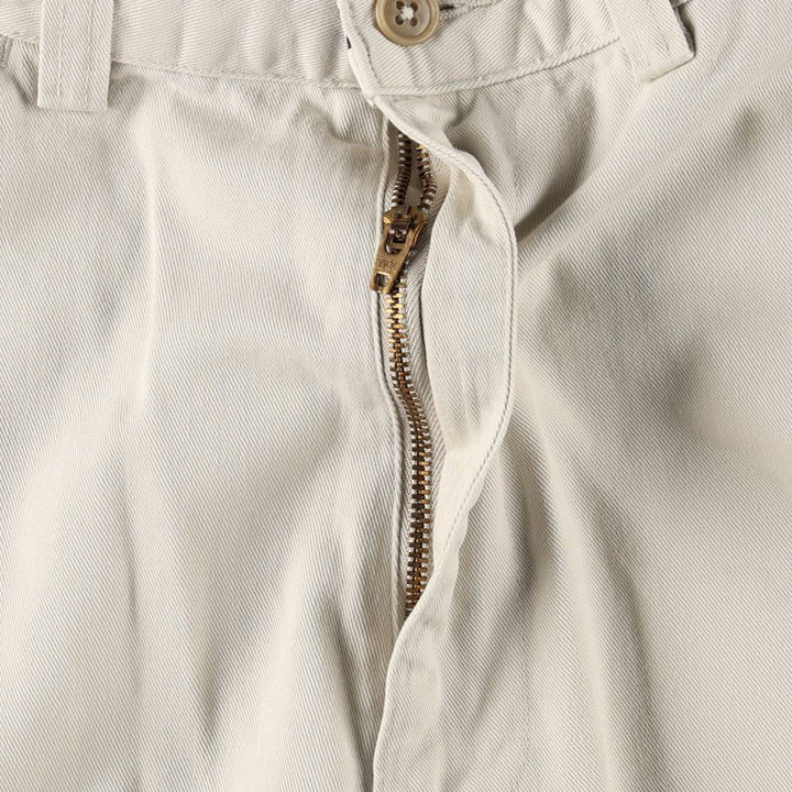 Ralph Lauren POLO GOLF PHILIP SHORT Chino Shorts, Men's Size W34 (approx.) cotton ivory Vintage Second Hand