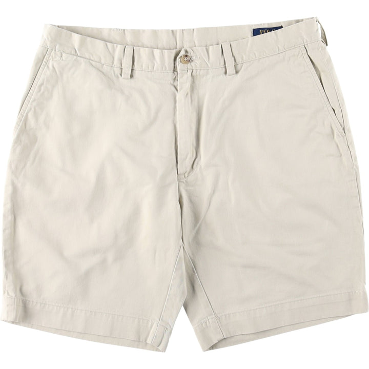 Ralph Lauren POLO RALPH LAUREN CLASSIC FIT 9" Chino Shorts (Men's size W37 equivalent) cotton Beige type Vintage Second Hand