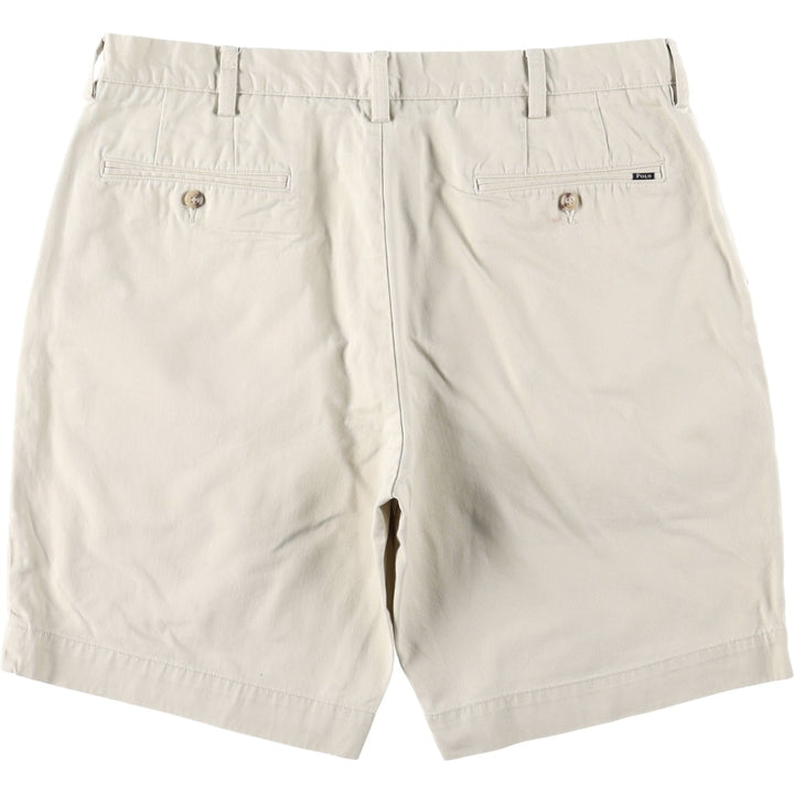 Ralph Lauren POLO RALPH LAUREN CLASSIC FIT 9" Chino Shorts (Men's size W37 equivalent) cotton Beige type Vintage Second Hand