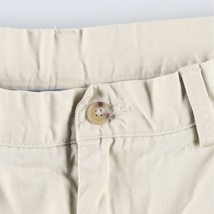 Ralph Lauren POLO RALPH LAUREN CLASSIC FIT 9" Chino Shorts (Men's size W37 equivalent) cotton Beige type Vintage Second Hand