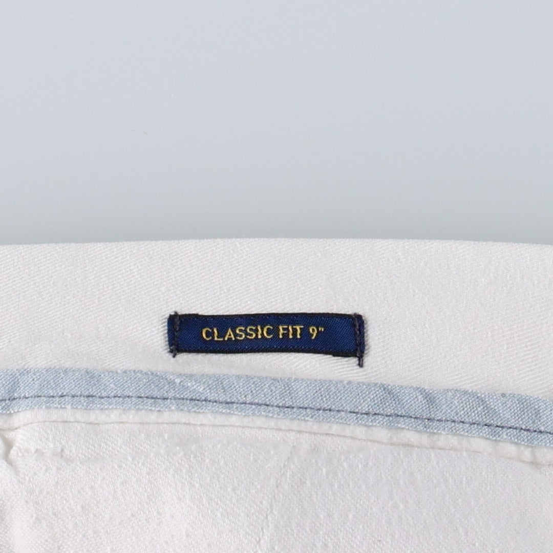 Ralph Lauren POLO RALPH LAUREN CLASSIC FIT 9" Chino Shorts (Men's size W36 equivalent) cotton white type Vintage Second Hand