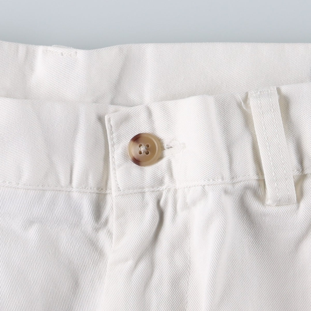 Ralph Lauren POLO RALPH LAUREN CLASSIC FIT 9" Chino Shorts (Men's size W36 equivalent) cotton white type Vintage Second Hand