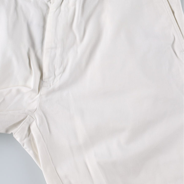 Ralph Lauren POLO RALPH LAUREN CLASSIC FIT 9" Chino Shorts (Men's size W36 equivalent) cotton white type Vintage Second Hand