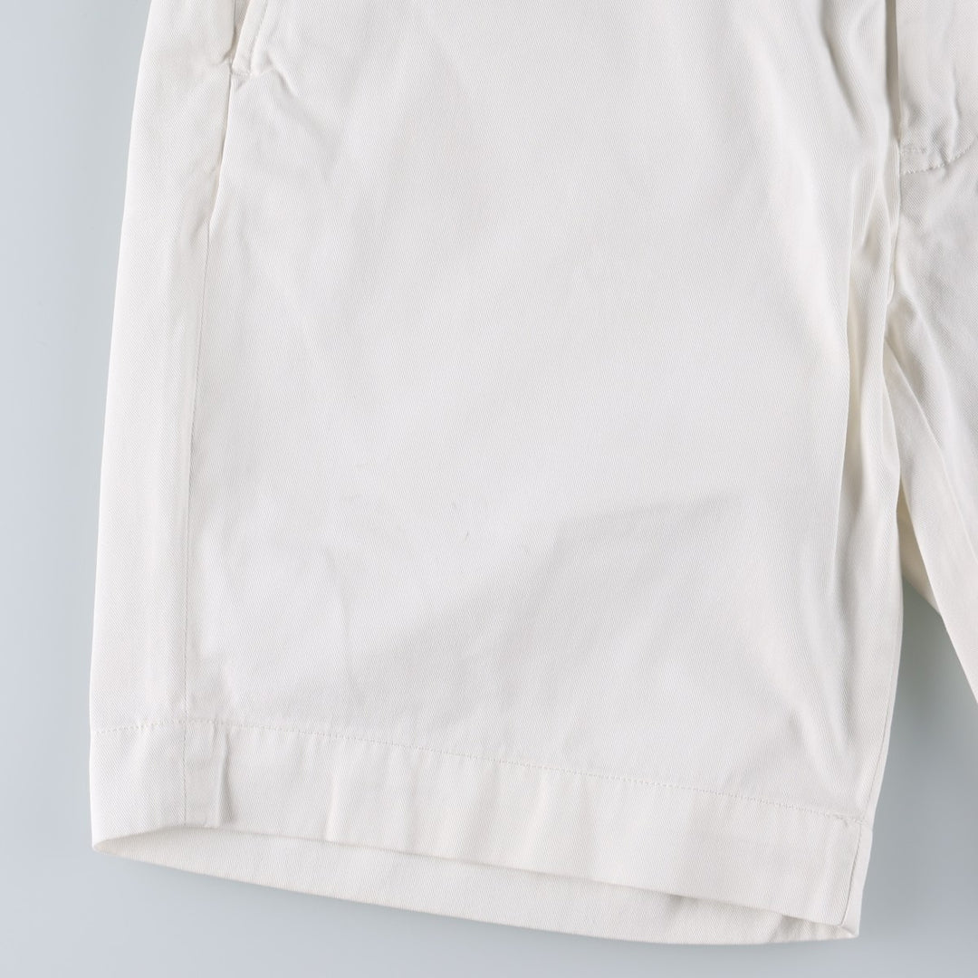 Ralph Lauren POLO RALPH LAUREN CLASSIC FIT 9" Chino Shorts (Men's size W36 equivalent) cotton white type Vintage Second Hand