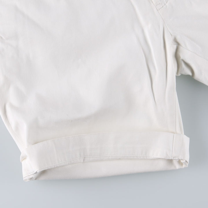 Ralph Lauren POLO RALPH LAUREN CLASSIC FIT 9" Chino Shorts (Men's size W36 equivalent) cotton white type Vintage Second Hand