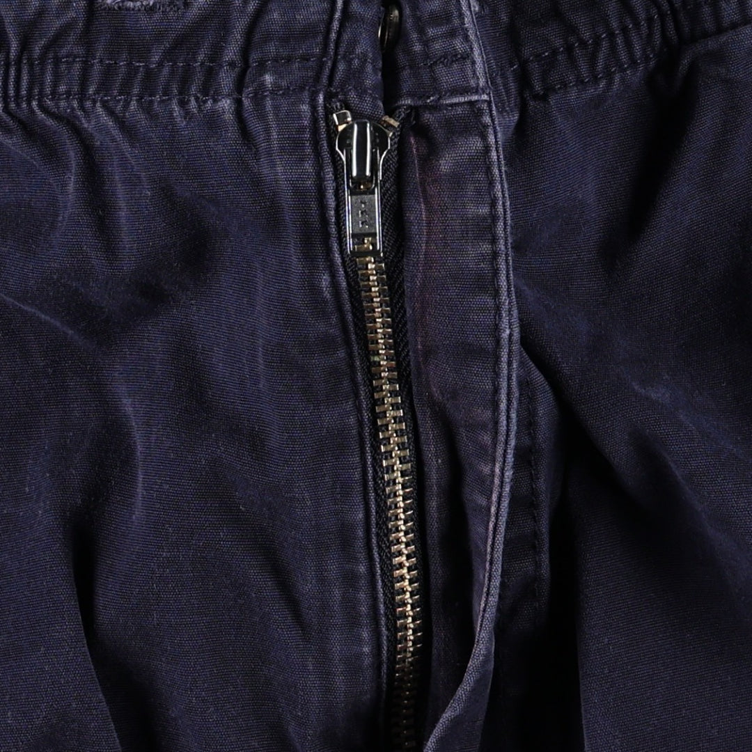 Ralph Lauren POLO by Ralph Lauren Chino Shorts, Men's Size XL (approx.) cotton navy blue type Vintage Second Hand