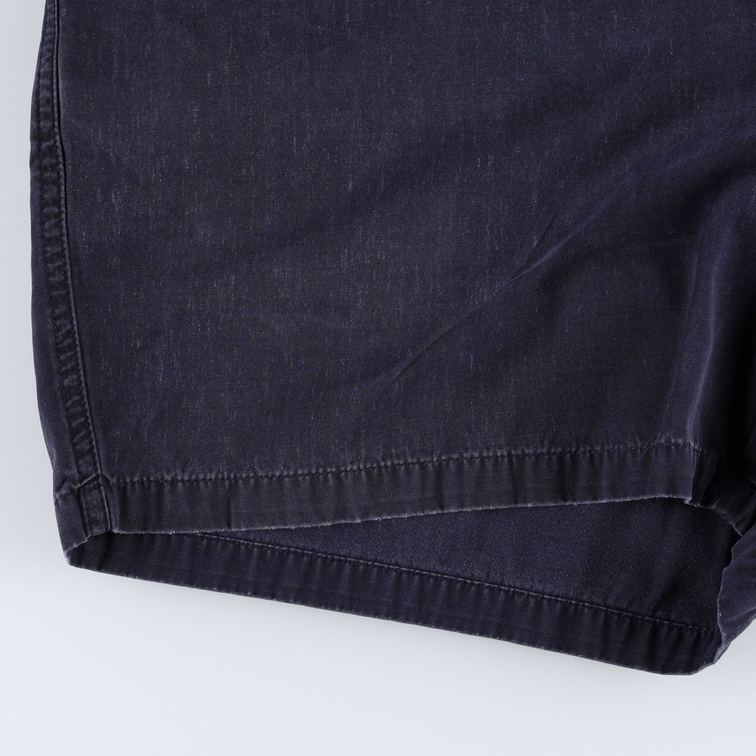 Ralph Lauren POLO by Ralph Lauren Chino Shorts, Men's Size XL (approx.) cotton navy blue type Vintage Second Hand