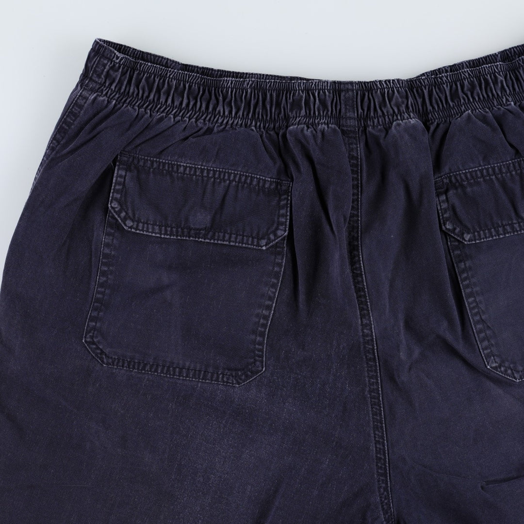Ralph Lauren POLO by Ralph Lauren Chino Shorts, Men's Size XL (approx.) cotton navy blue type Vintage Second Hand