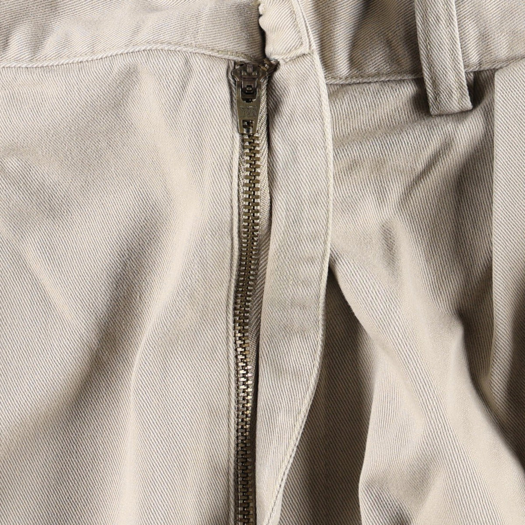 Ralph Lauren POLO by Ralph Lauren TYLER SHORT Two-pleat chino shorts, short pants, men's size W36 cotton Beige type Vintage Second Hand