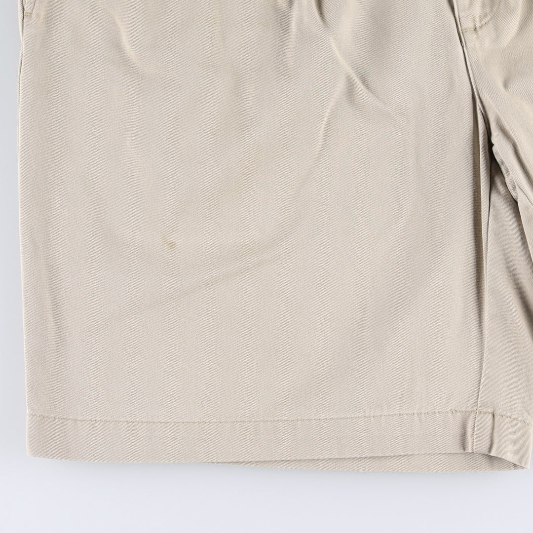 Ralph Lauren POLO by Ralph Lauren TYLER SHORT Two-pleat chino shorts, short pants, men's size W36 cotton Beige type Vintage Second Hand