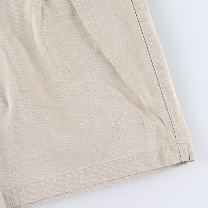 Ralph Lauren POLO by Ralph Lauren TYLER SHORT Two-pleat chino shorts, short pants, men's size W36 cotton Beige type Vintage Second Hand