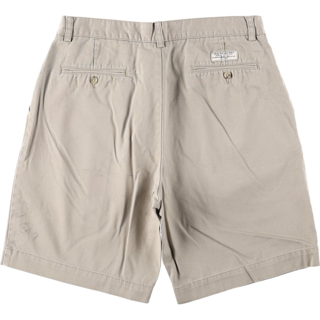 Ralph Lauren POLO by Ralph Lauren PROSPECT SHORT Chino shorts Short pants Men's W34 equivalent cotton Beige type Vintage Second Hand