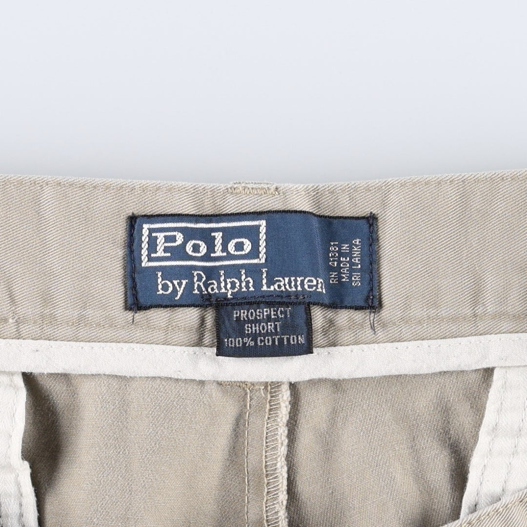 Ralph Lauren POLO by Ralph Lauren PROSPECT SHORT Chino shorts Short pants Men's W34 equivalent cotton Beige type Vintage Second Hand
