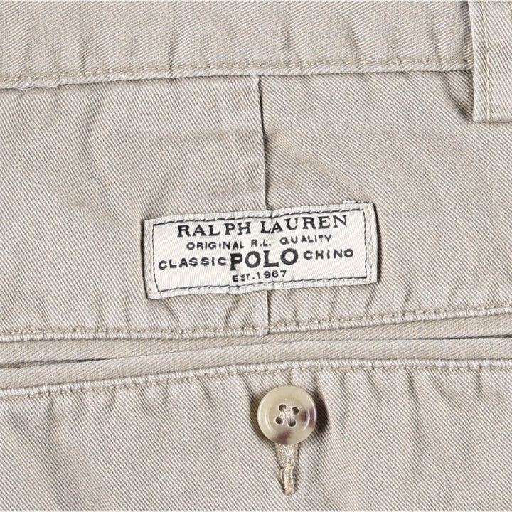 Ralph Lauren POLO by Ralph Lauren PROSPECT SHORT Chino shorts Short pants Men's W34 equivalent cotton Beige type Vintage Second Hand