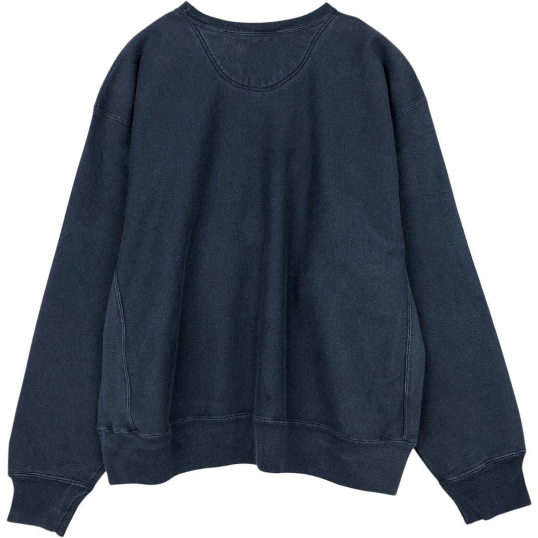 2000'S Champion Premium Reverse Weave Hammer Advertising Sweatshirt (Men's XL equivalent) unclear navy blue type Vintage Second Hand