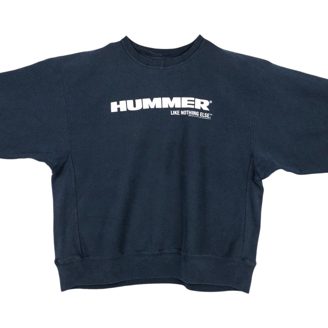 2000'S Champion Premium Reverse Weave Hammer Advertising Sweatshirt (Men's XL equivalent) unclear navy blue type Vintage Second Hand