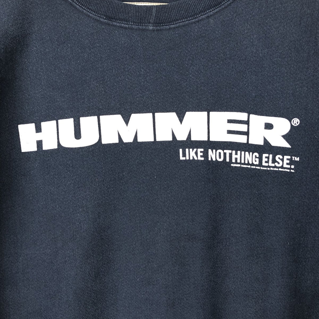2000'S Champion Premium Reverse Weave Hammer Advertising Sweatshirt (Men's XL equivalent) unclear navy blue type Vintage Second Hand