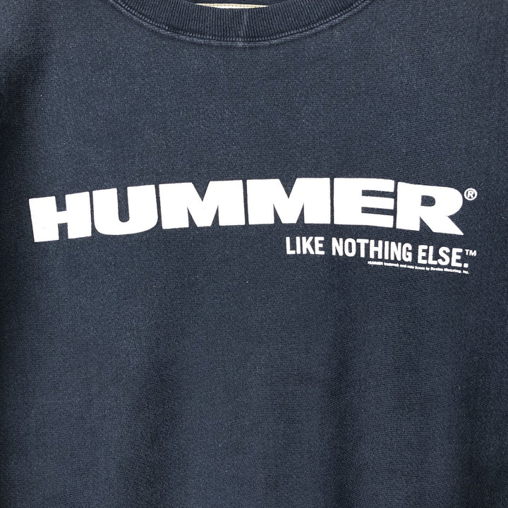 2000'S Champion Premium Reverse Weave Hammer Advertising Sweatshirt (Men's XL equivalent) unclear navy blue type Vintage Second Hand