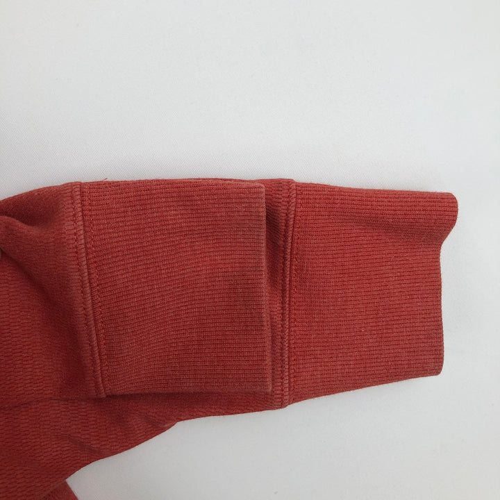 Carhartt Relaxed Fit Henley Neck Thermal Long Tee, Honeycomb, Men's Size L cotton red type reddish brown Vintage Second Hand