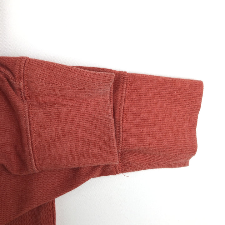 Carhartt Relaxed Fit Henley Neck Thermal Long Tee, Honeycomb, Men's Size L cotton red type reddish brown Vintage Second Hand