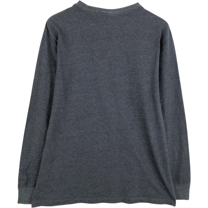 Ralph Lauren POLO by Ralph Lauren long-sleeved T-shirt, men's size L cotton Charcoal Vintage Second Hand