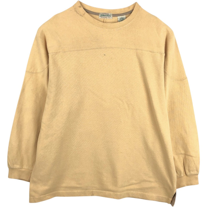 St. John's Bay Thermal Long-Sleeve T-Shirt, Men's Size L (equivalent) cotton orange type Vintage Second Hand