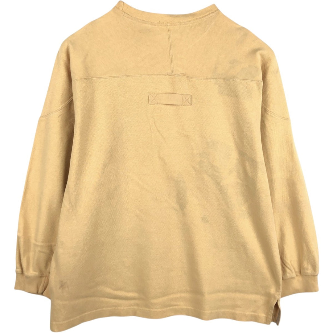 St. John's Bay Thermal Long-Sleeve T-Shirt, Men's Size L (equivalent) cotton orange type Vintage Second Hand