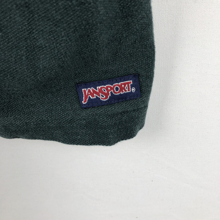 Jansport Loyola College Henley Neck Long-Sleeve T-Shirt, Made in USA, Men's Size L (approx.) cotton black type Vintage Second Hand
