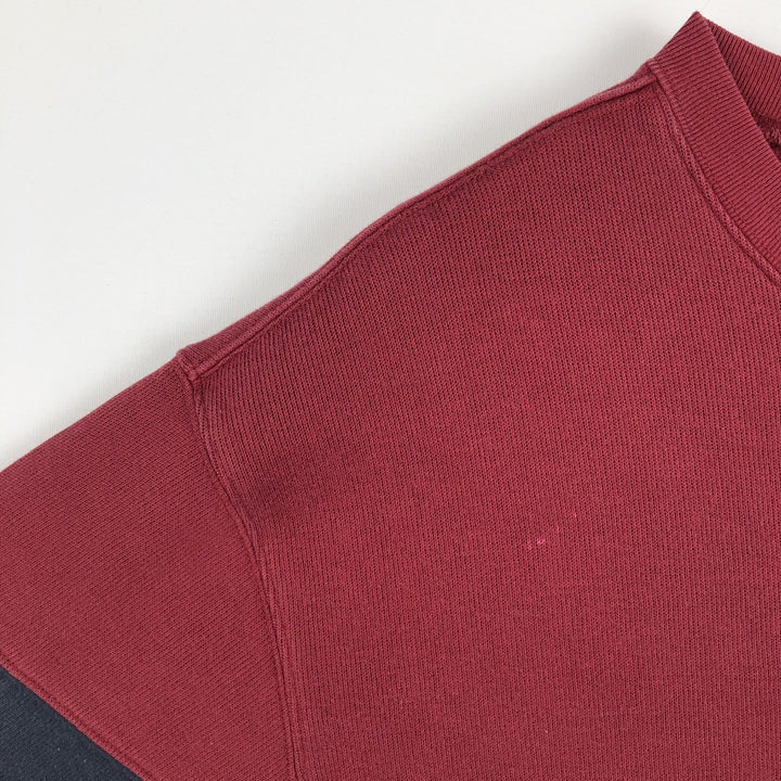Eddie Bauer long-sleeved T-shirt, men's size L unclear wine-red Vintage Second Hand