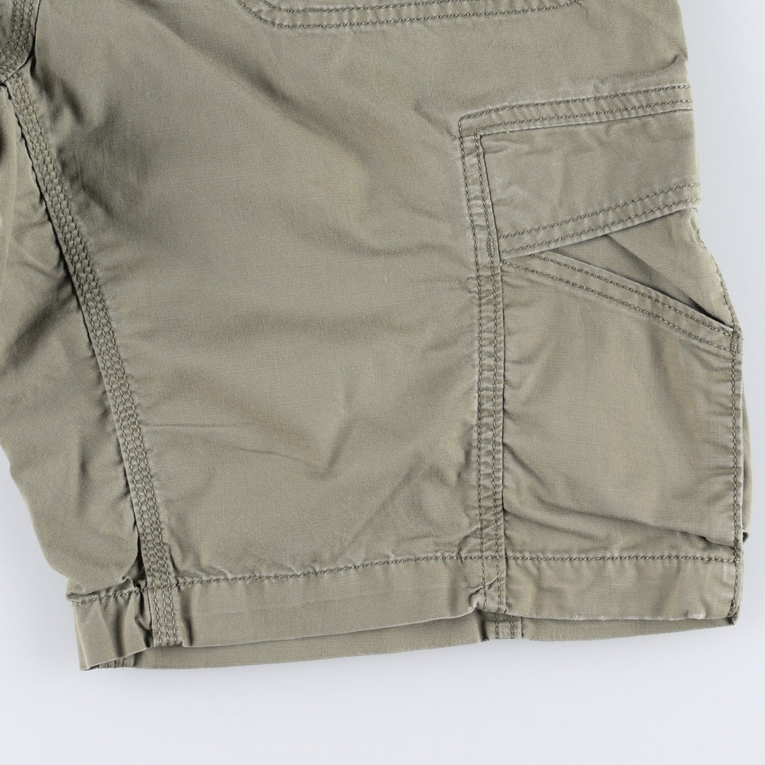 Carhartt Relaxed Fit Work Shorts, Men's Size W35 (approx.) cotton Khaki type Vintage Second Hand