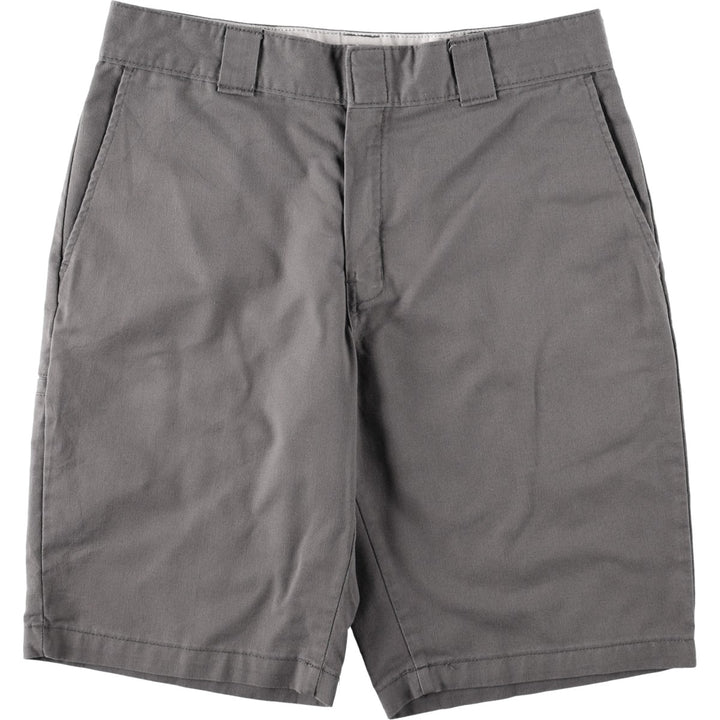 Dickies FLEX Reguiar Fit Work Shorts (Men's, equivalent to W34) polyester gray type Vintage Second Hand