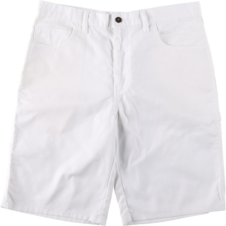 Dickies Painter Shorts, Men's W35 (approx.) polyester white type Vintage Second Hand