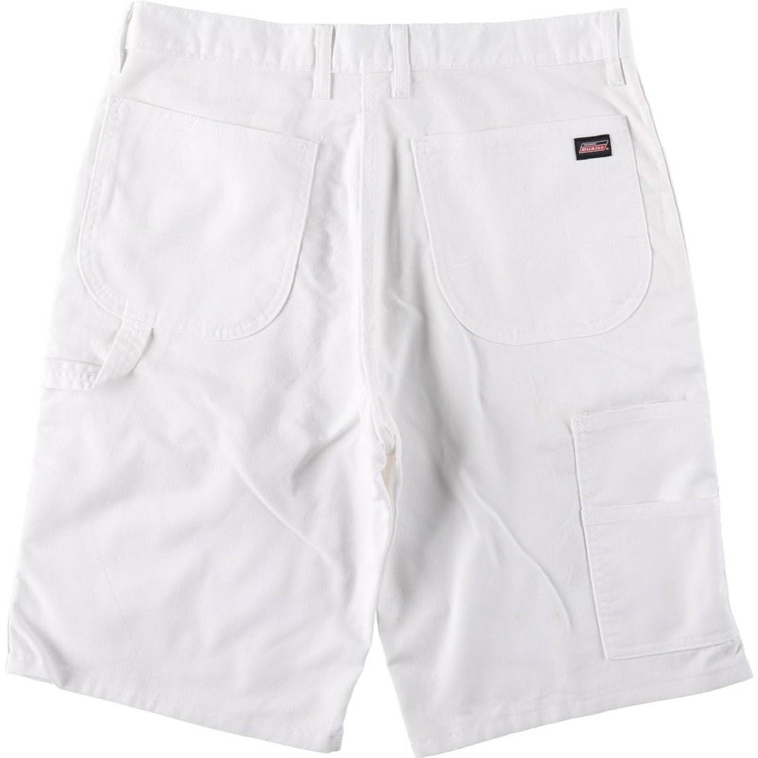 Dickies Painter Shorts, Men's W35 (approx.) polyester white type Vintage Second Hand