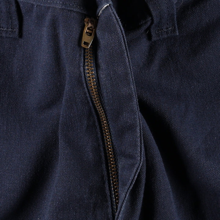 Dickies Select Commercial Services Work Shorts (Men's W35 equivalent) polyester navy blue type Vintage Second Hand