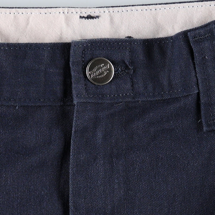 Dickies Select Commercial Services Work Shorts (Men's W35 equivalent) polyester navy blue type Vintage Second Hand