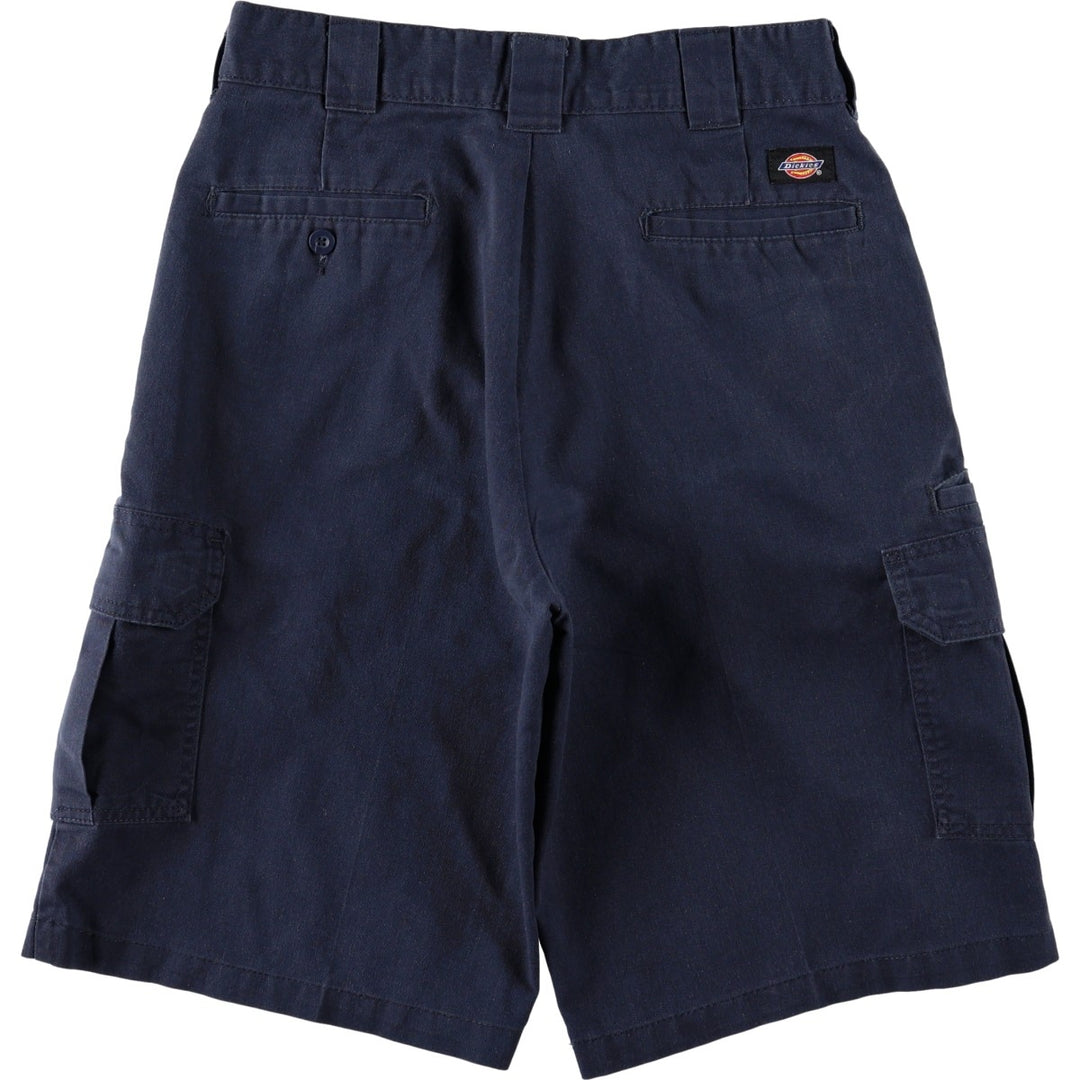Dickies FLEX Relaxed Fit Cargo Shorts (Men's, equivalent to W34) polyester navy blue type Vintage Second Hand