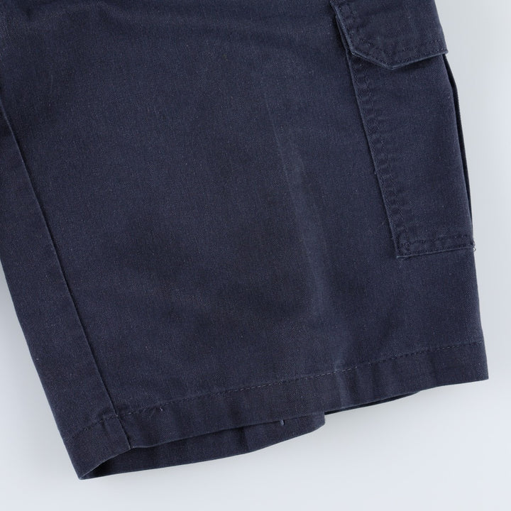 Dickies FLEX Relaxed Fit Cargo Shorts (Men's, equivalent to W34) polyester navy blue type Vintage Second Hand