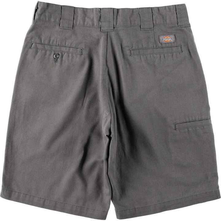 Dickies FLEX Relaxed Fit Work Shorts (Men's, equivalent to W33) polyester gray type Vintage Second Hand