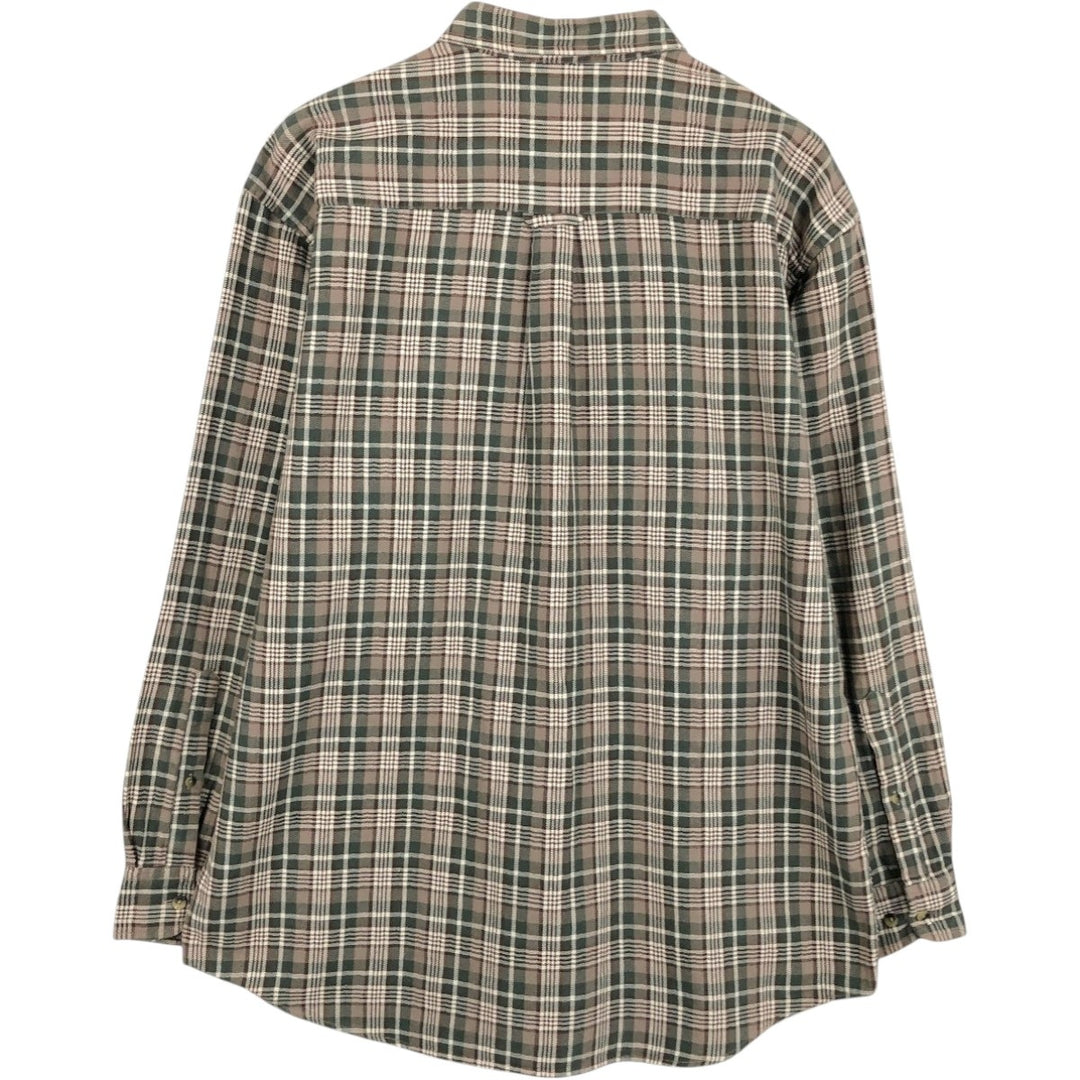 Pendleton PENDLETON Long Sleeve Lightflannel Check Shirt, Men's XL cotton Charcoal Vintage Second Hand