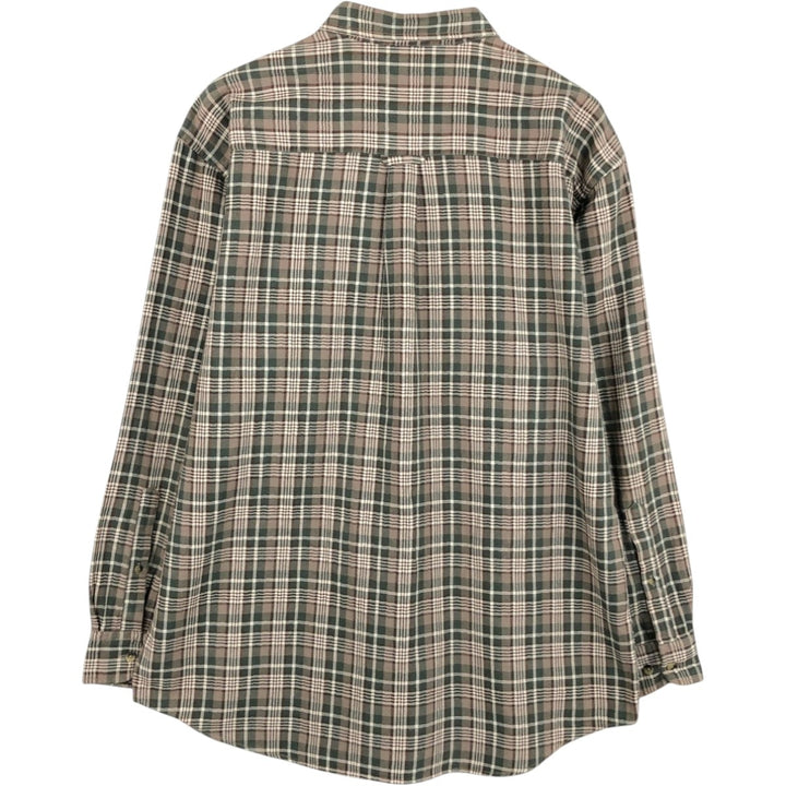 Pendleton PENDLETON Long Sleeve Lightflannel Check Shirt, Men's XL cotton Charcoal Vintage Second Hand
