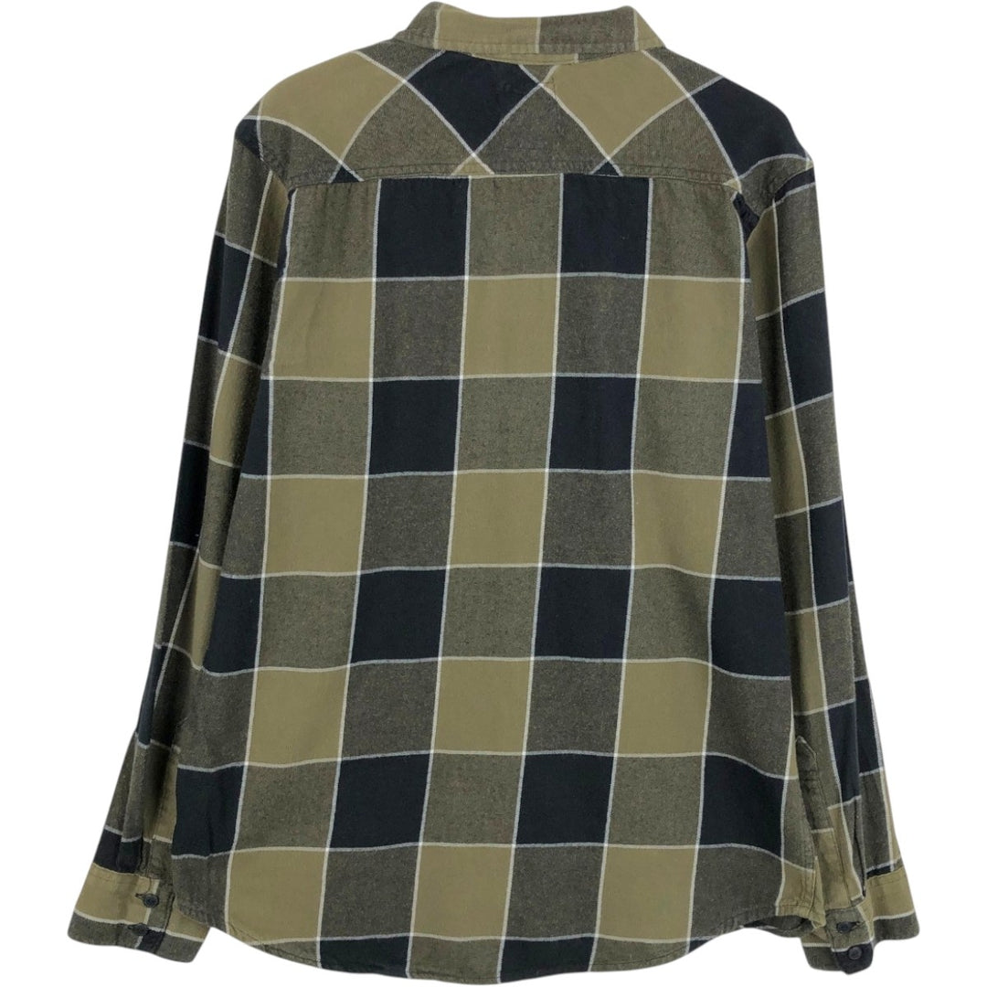 Levi's Long Sleeve Light Nell Check Shirt, Men's Size L cotton green type Vintage Second Hand