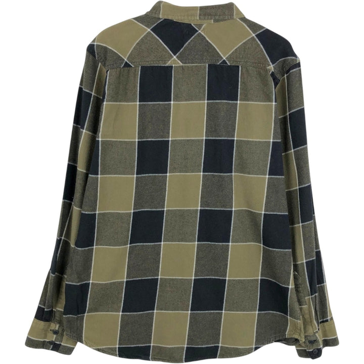Levi's Long Sleeve Light Nell Check Shirt, Men's Size L cotton green type Vintage Second Hand