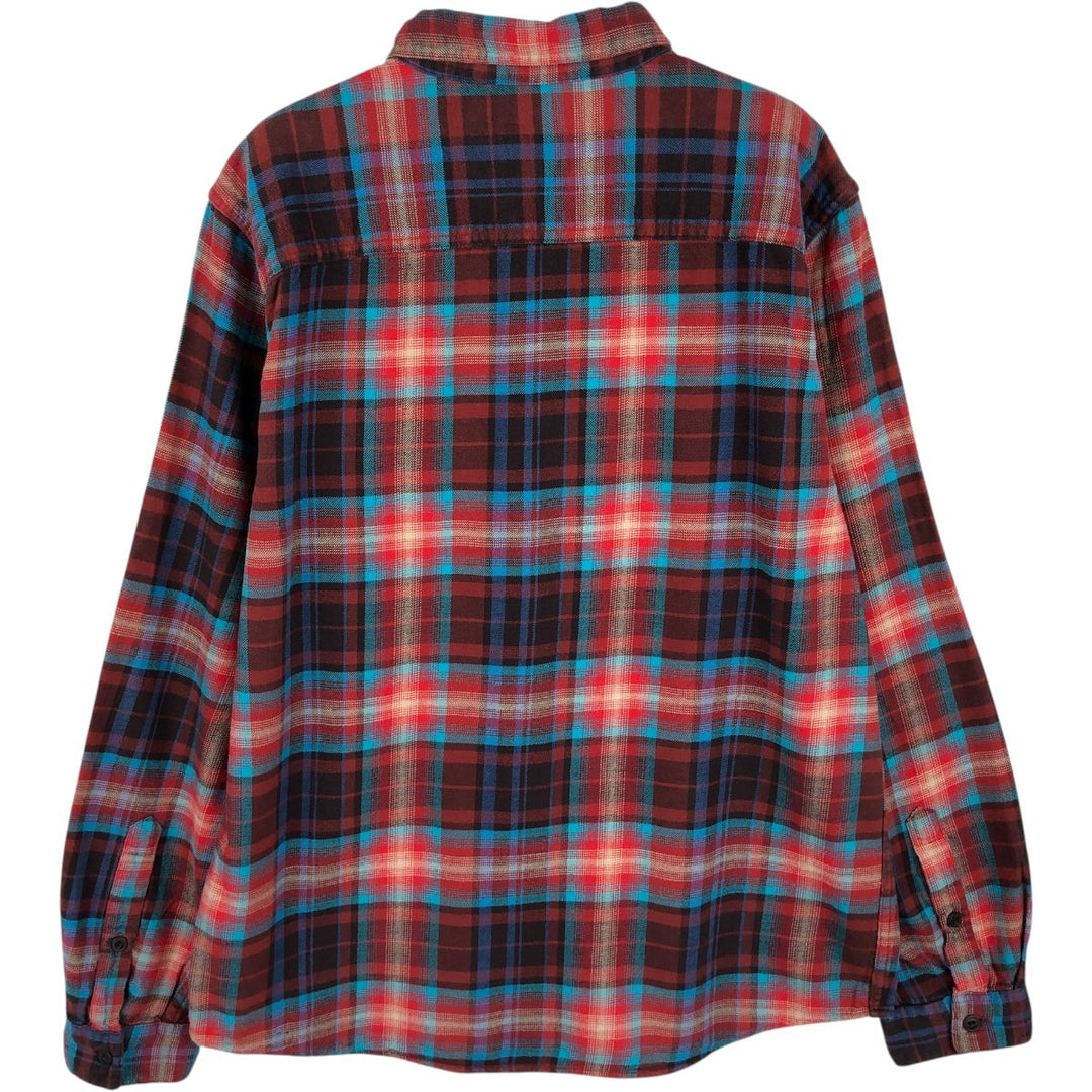 Patagonia Organic Cotton Lightflannel Check Shirt, Men's Size Medium, 54020FA16 Organic cotton brown type Vintage Second Hand