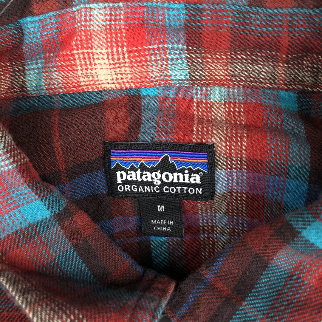 Patagonia Organic Cotton Lightflannel Check Shirt, Men's Size Medium, 54020FA16 Organic cotton brown type Vintage Second Hand