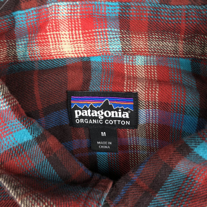Patagonia Organic Cotton Lightflannel Check Shirt, Men's Size Medium, 54020FA16 Organic cotton brown type Vintage Second Hand