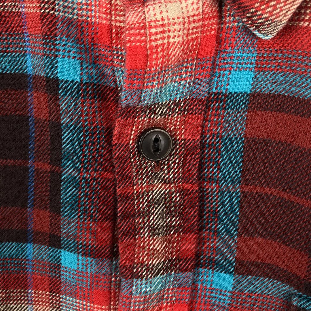 Patagonia Organic Cotton Lightflannel Check Shirt, Men's Size Medium, 54020FA16 Organic cotton brown type Vintage Second Hand