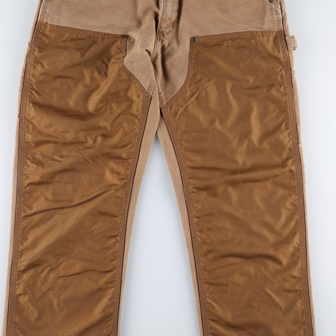 Carhartt Dungaree Fit Double Knee Duck Painter Pants, Men's Size W32 cotton Camel type Vintage Second Hand