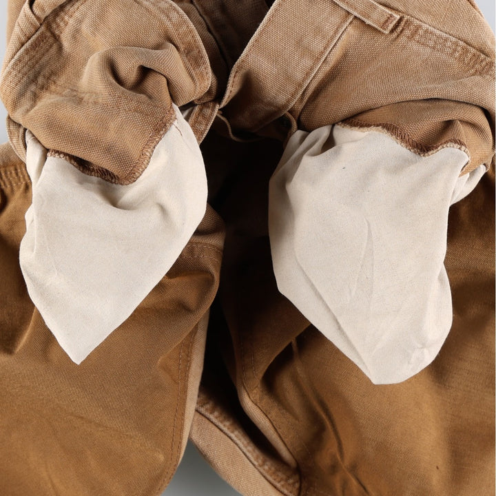 Carhartt Dungaree Fit Double Knee Duck Painter Pants, Men's Size W32 cotton Camel type Vintage Second Hand