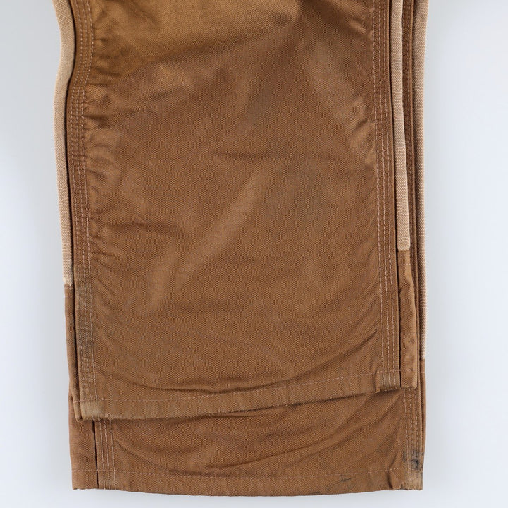 Carhartt Dungaree Fit Double Knee Duck Painter Pants, Men's Size W32 cotton Camel type Vintage Second Hand